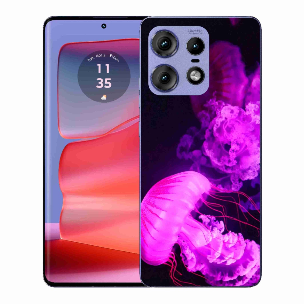 Gélový kryt mmCase na Motorola Edge 50 Pro - medúza 1