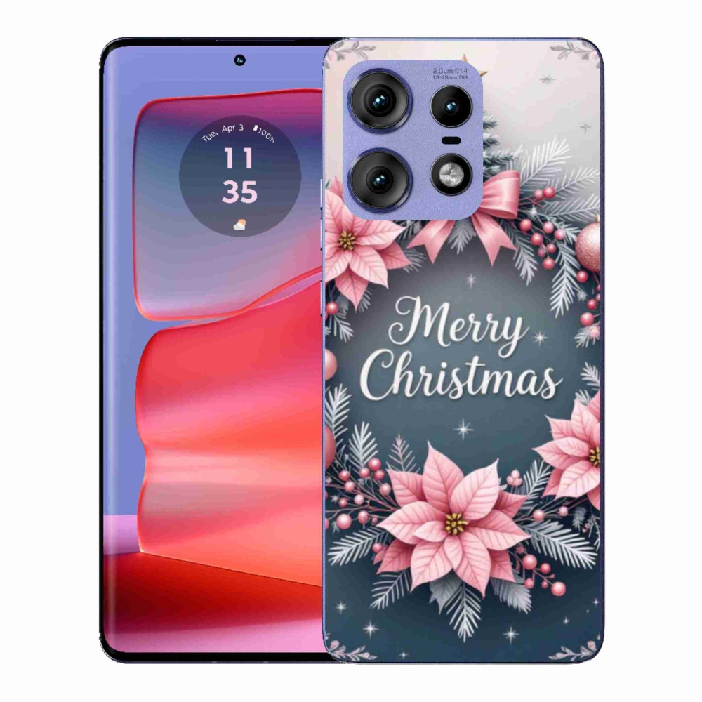 Gélový kryt mmCase na Motorola Edge 50 Pro - merry christmas