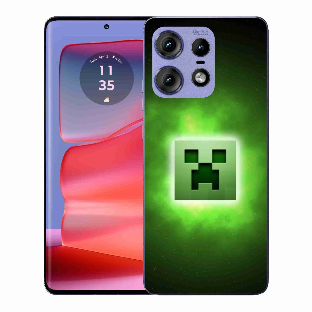 Gélový kryt mmCase na Motorola Edge 50 Pro - minecraft
