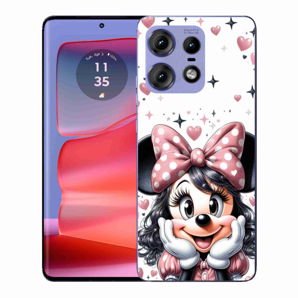 Gélový kryt mmCase na Motorola Edge 50 Pro - minnie
