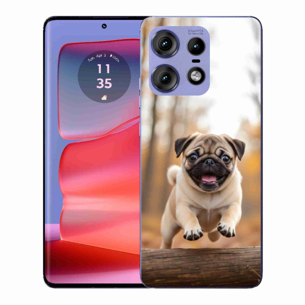 Gélový kryt mmCase na Motorola Edge 50 Pro - mops 2
