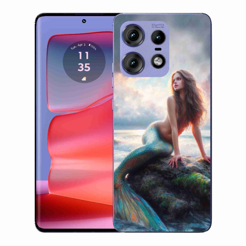 Gélový kryt mmCase na Motorola Edge 50 Pro - morská panna