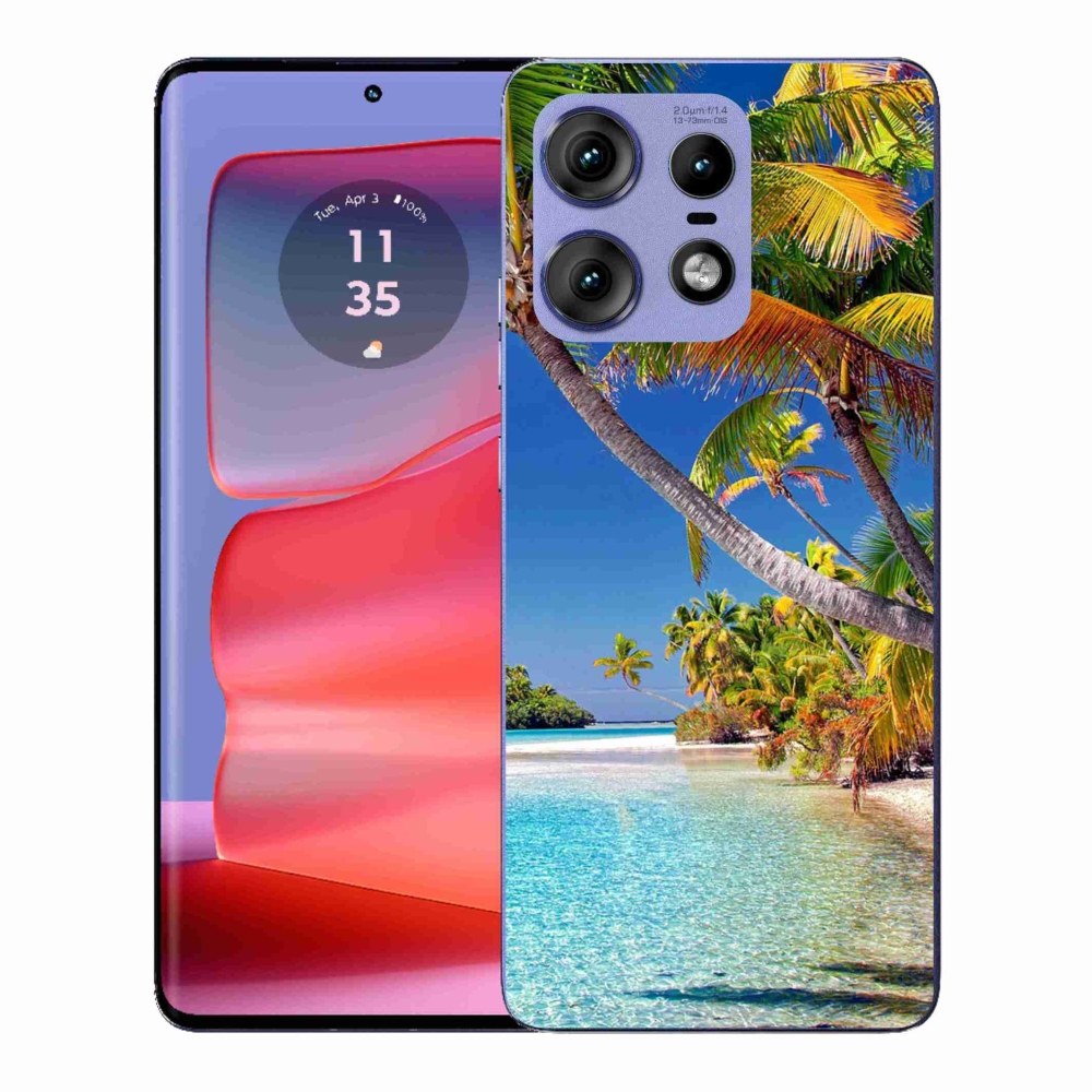 Gélový kryt mmCase na Motorola Edge 50 Pro - morská pláž