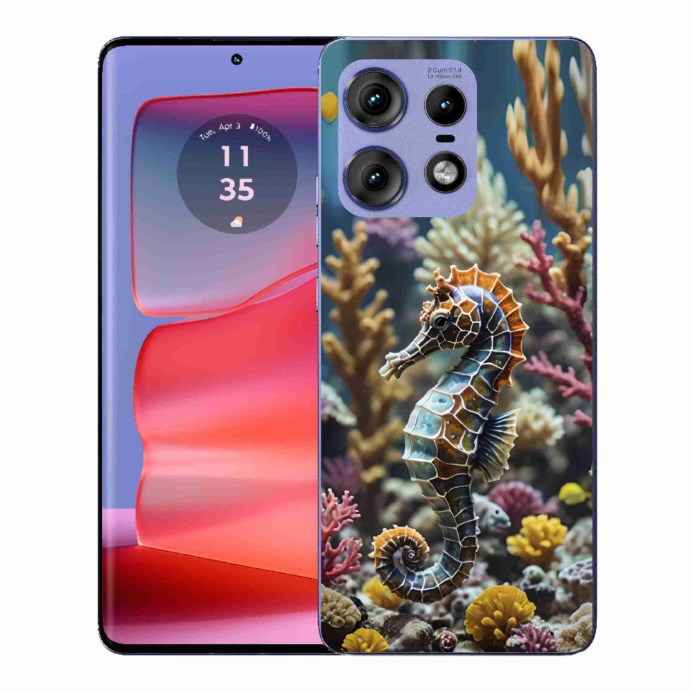 Gélový kryt mmCase na Motorola Edge 50 Pro - morský koník 2