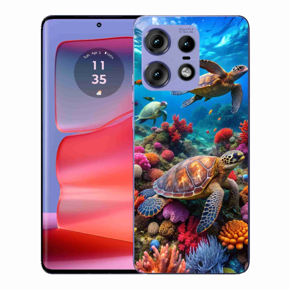 Gélový kryt mmCase na Motorola Edge 50 Pro - morský svet 2
