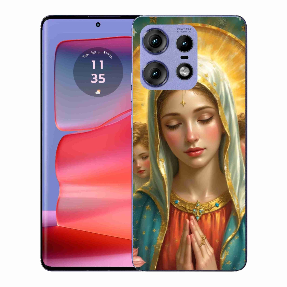 Gélový kryt mmCase na Motorola Edge 50 Pro - náboženský motív 3