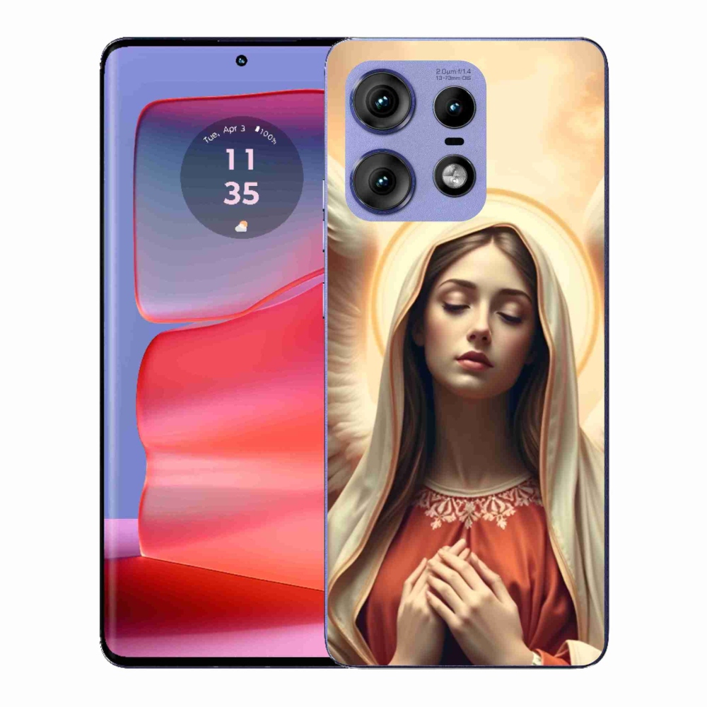 Gélový kryt mmCase na Motorola Edge 50 Pro - náboženský motív