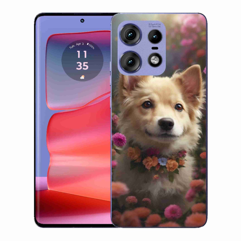 Gélový kryt mmCase na Motorola Edge 50 Pro - nemecký špic