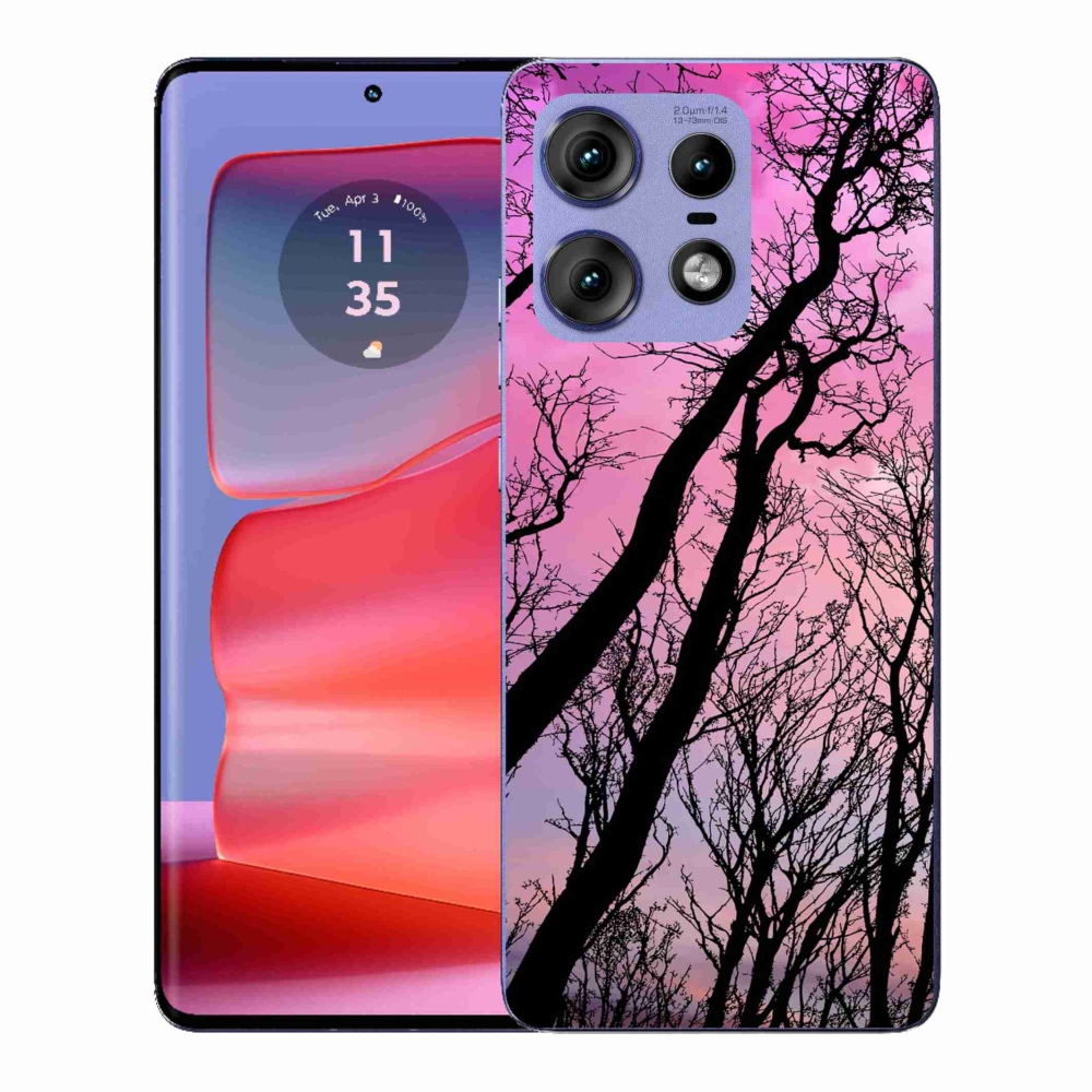 Gélový kryt mmCase na Motorola Edge 50 Pro - spadané stromy