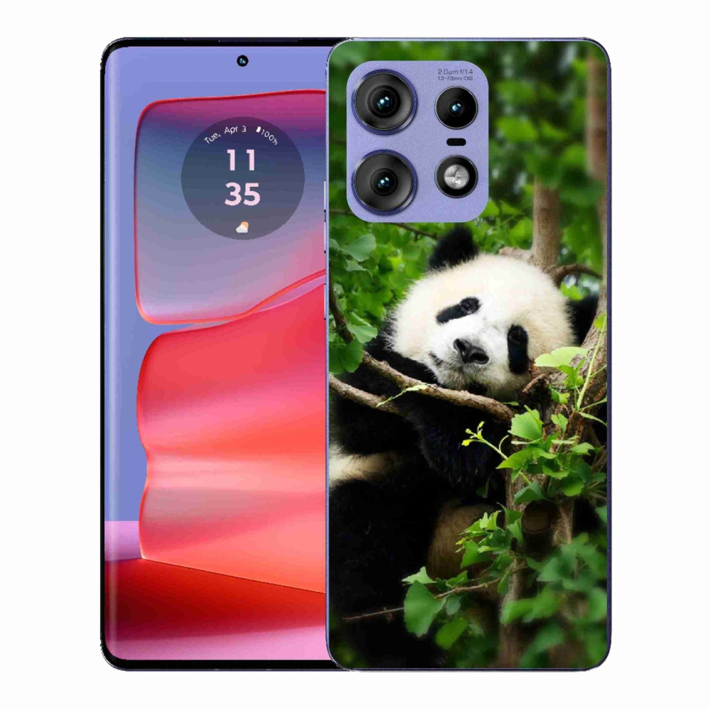 Gélový kryt mmCase na Motorola Edge 50 Pro - panda