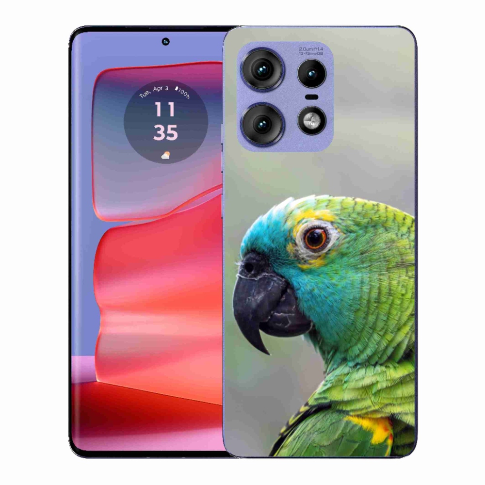 Gélový kryt mmCase na Motorola Edge 50 Pro - papagáj amazoňan
