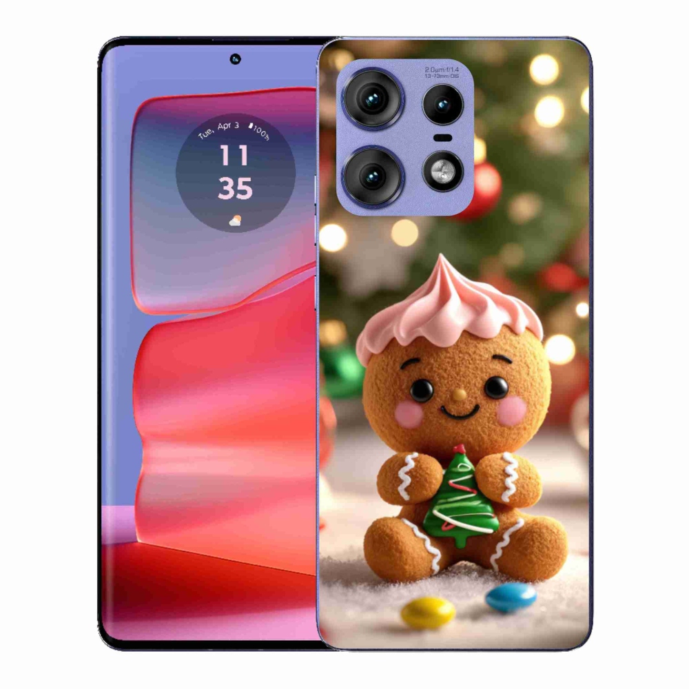 Gélový kryt mmCase na Motorola Edge 50 Pro - perníček