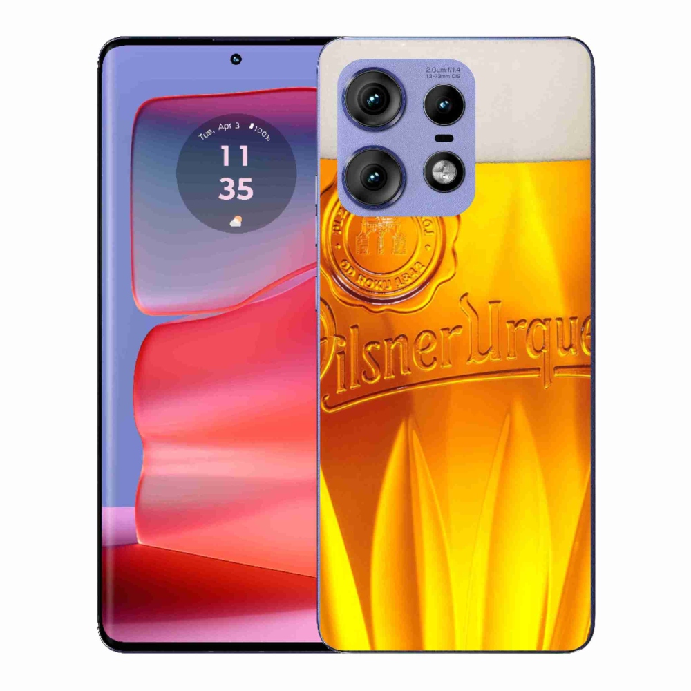 Gélový kryt mmCase na Motorola Edge 50 Pro - pivo