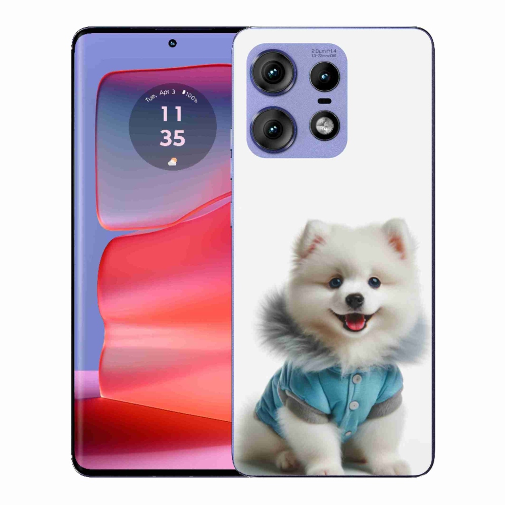 Gélový kryt mmCase na Motorola Edge 50 Pro - pomeranian