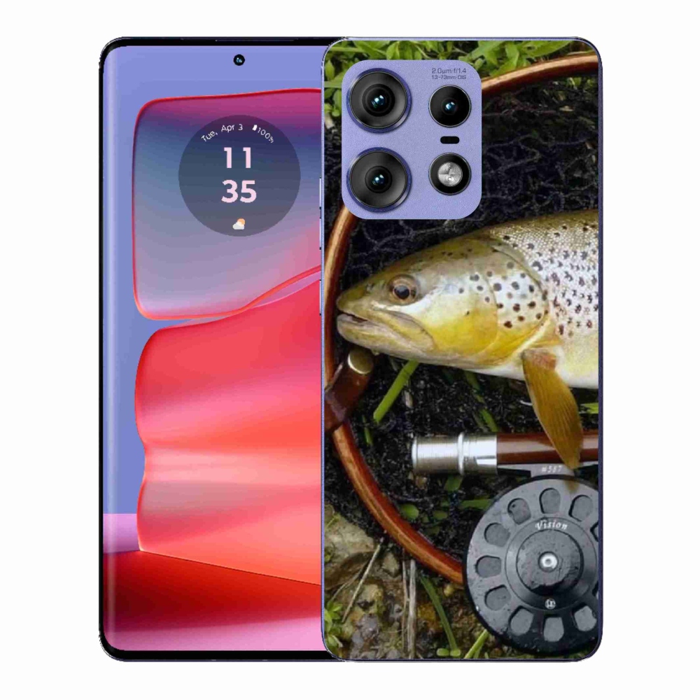 Gélový kryt mmCase na Motorola Edge 50 Pro - pstruh 2