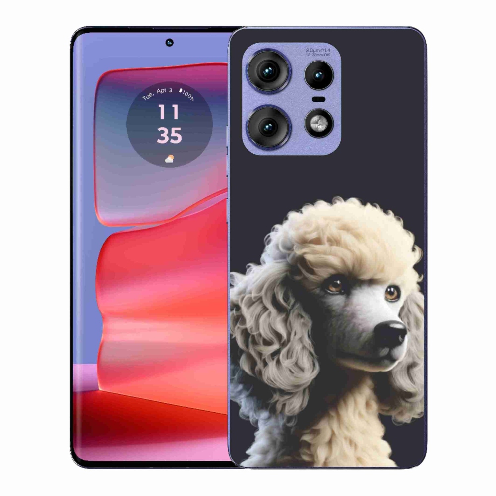 Gélový kryt mmCase na Motorola Edge 50 Pro - pudel