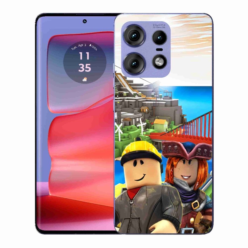 Gélový kryt mmCase na Motorola Edge 50 Pro - roblox 1