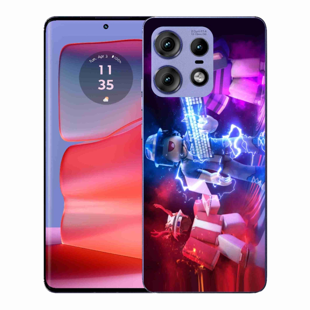 Gélový kryt mmCase na Motorola Edge 50 Pro - roblox