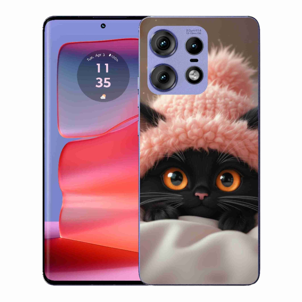 Gélový kryt mmCase na Motorola Edge 50 Pro - roztomilé mačiatko 7
