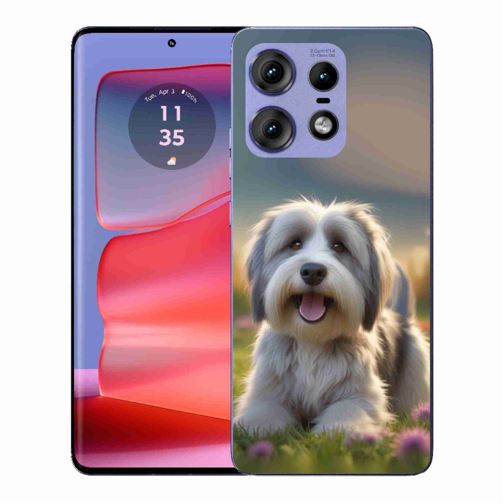 Gélový kryt mmCase na Motorola Edge 50 Pro - roztomilý havanský psík