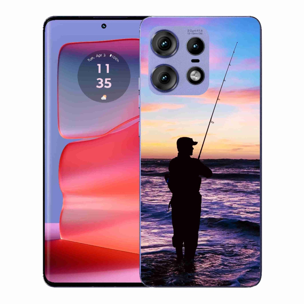 Gélový kryt mmCase na Motorola Edge 50 Pro - rybárčenie 1