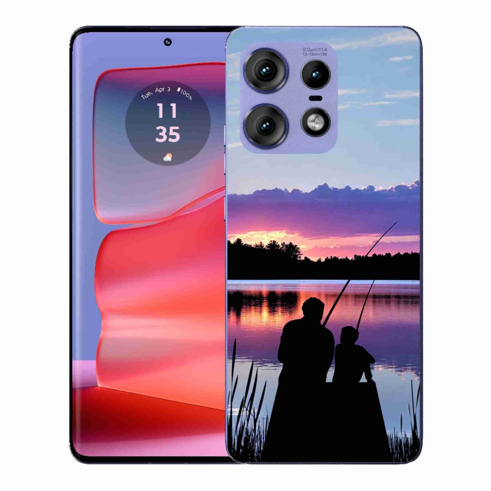 Gélový kryt mmCase na Motorola Edge 50 Pro - rybárčenie 2