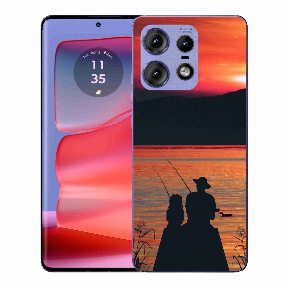Gélový kryt mmCase na Motorola Edge 50 Pro - rybárčenie 3