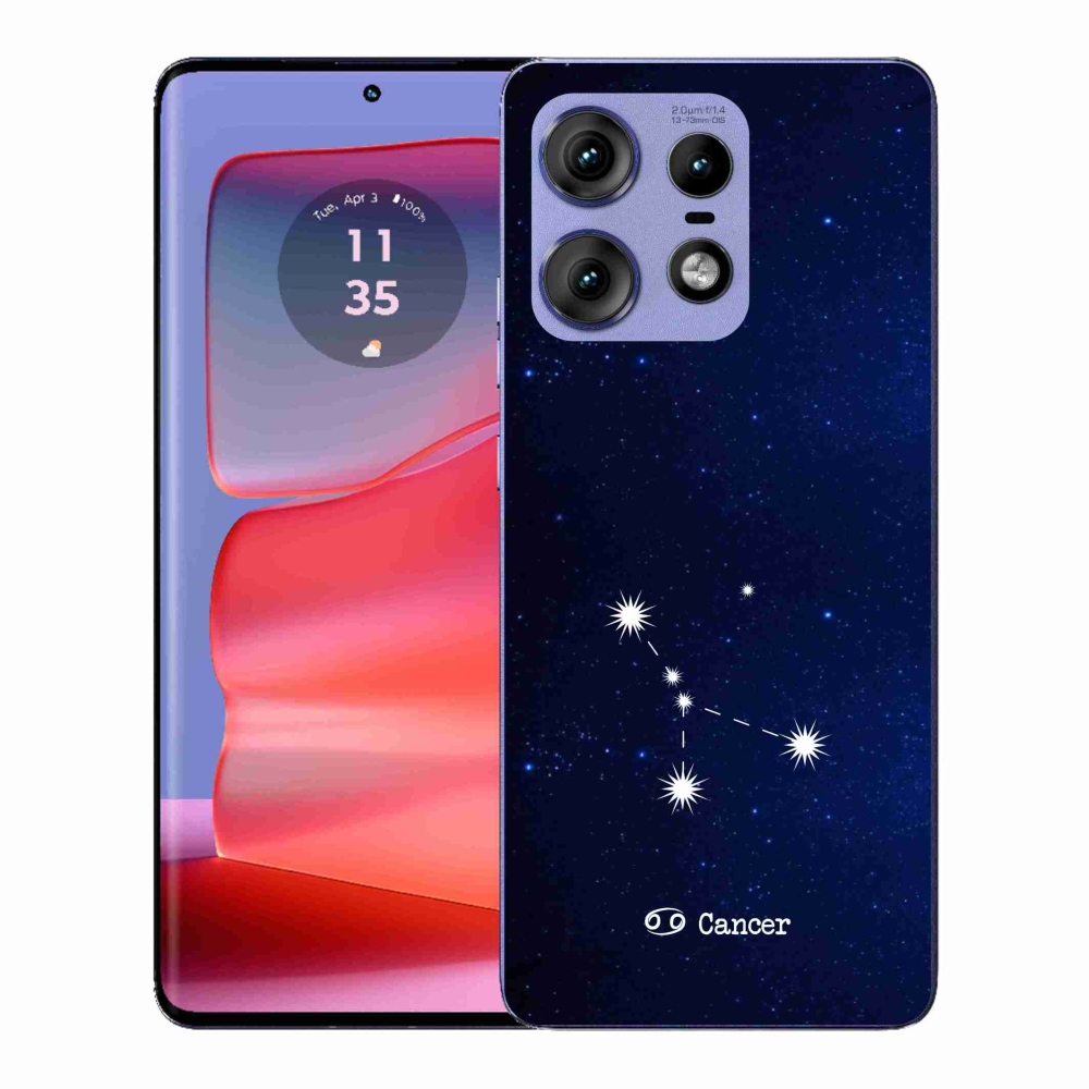 Gélový kryt mmCase na Motorola Edge 50 Pro - súhvezdie Raka
