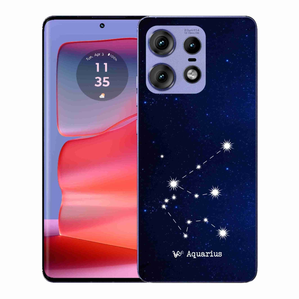Gélový kryt mmCase na Motorola Edge 50 Pro - súhvezdie Vodnára