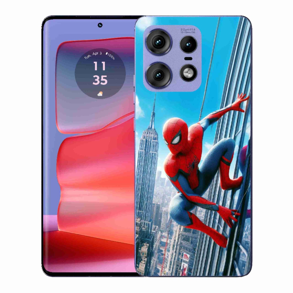 Gélový kryt mmCase na Motorola Edge 50 Pro - spiderman