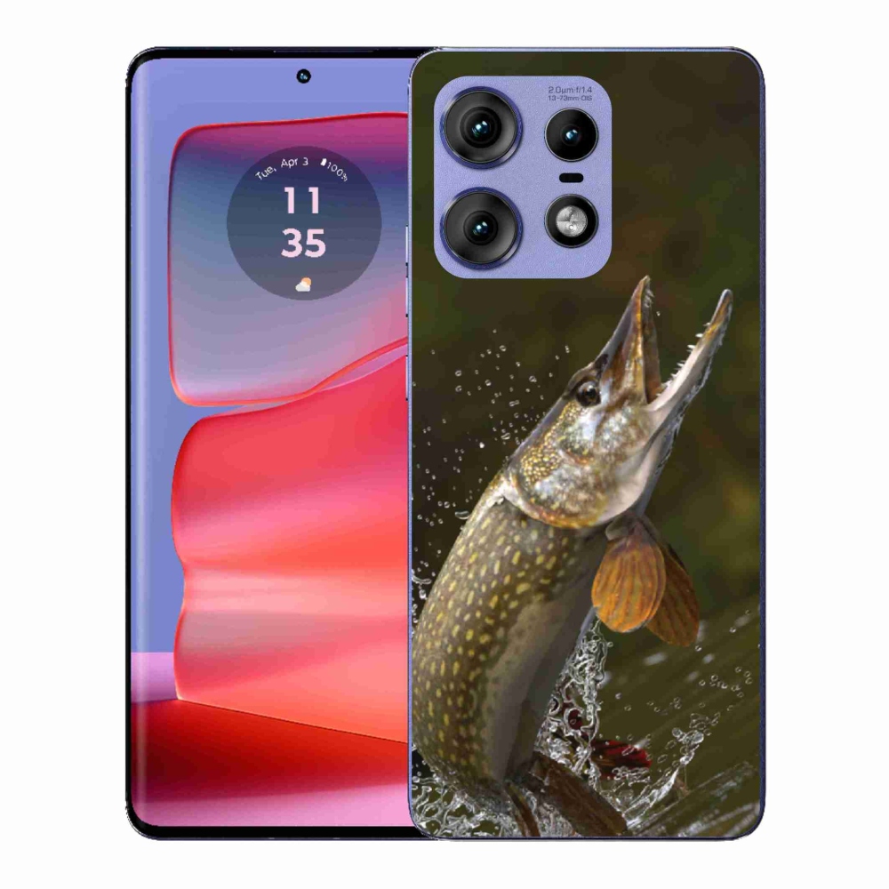 Gélový kryt mmCase na Motorola Edge 50 Pro - šťuka