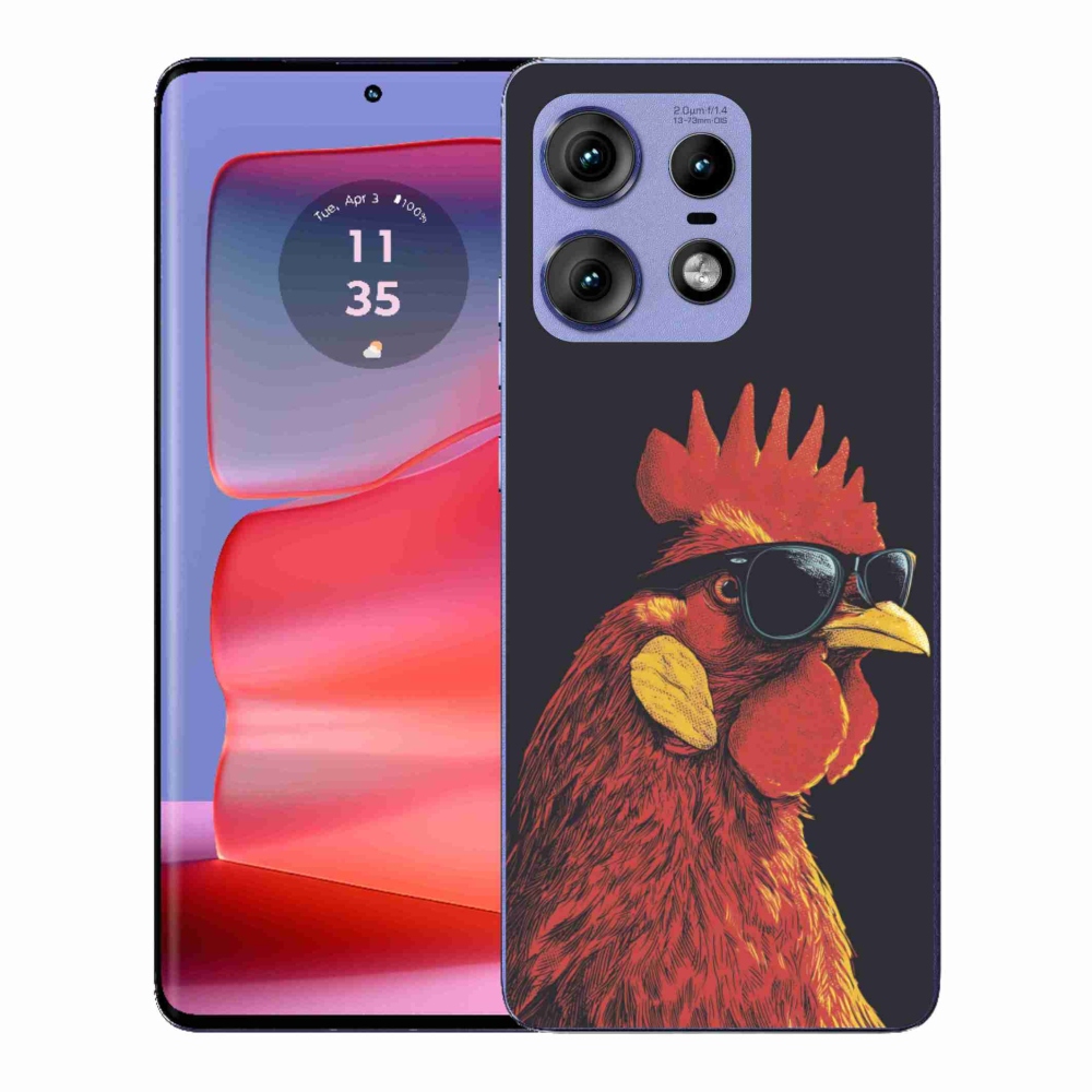 Gélový kryt mmCase na Motorola Edge 50 Pro - štýlový kohút