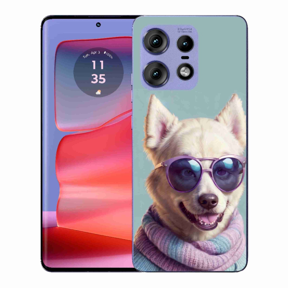 Gélový kryt mmCase na Motorola Edge 50 Pro - štýlový nemecký špic