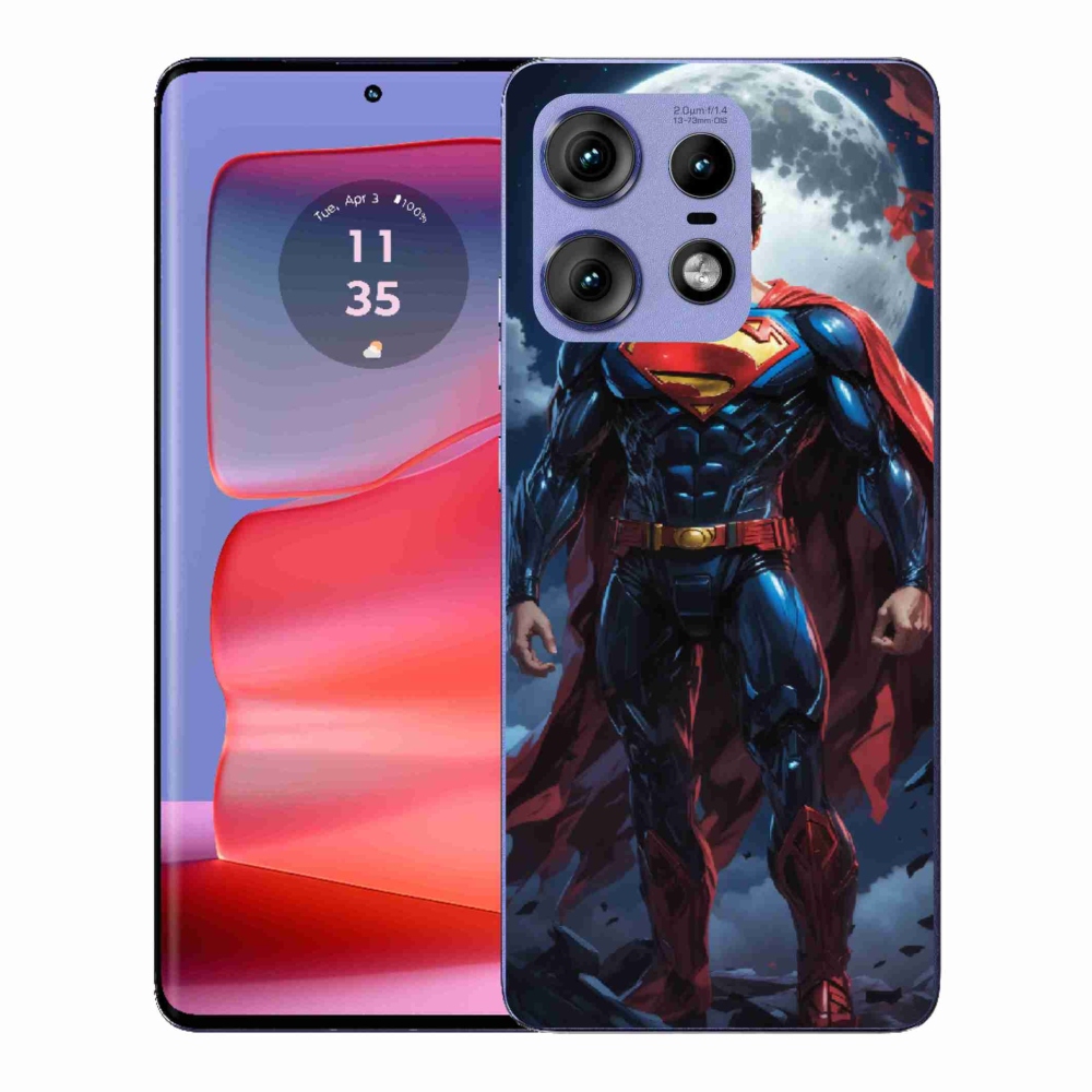 Gélový kryt mmCase na Motorola Edge 50 Pro - superman