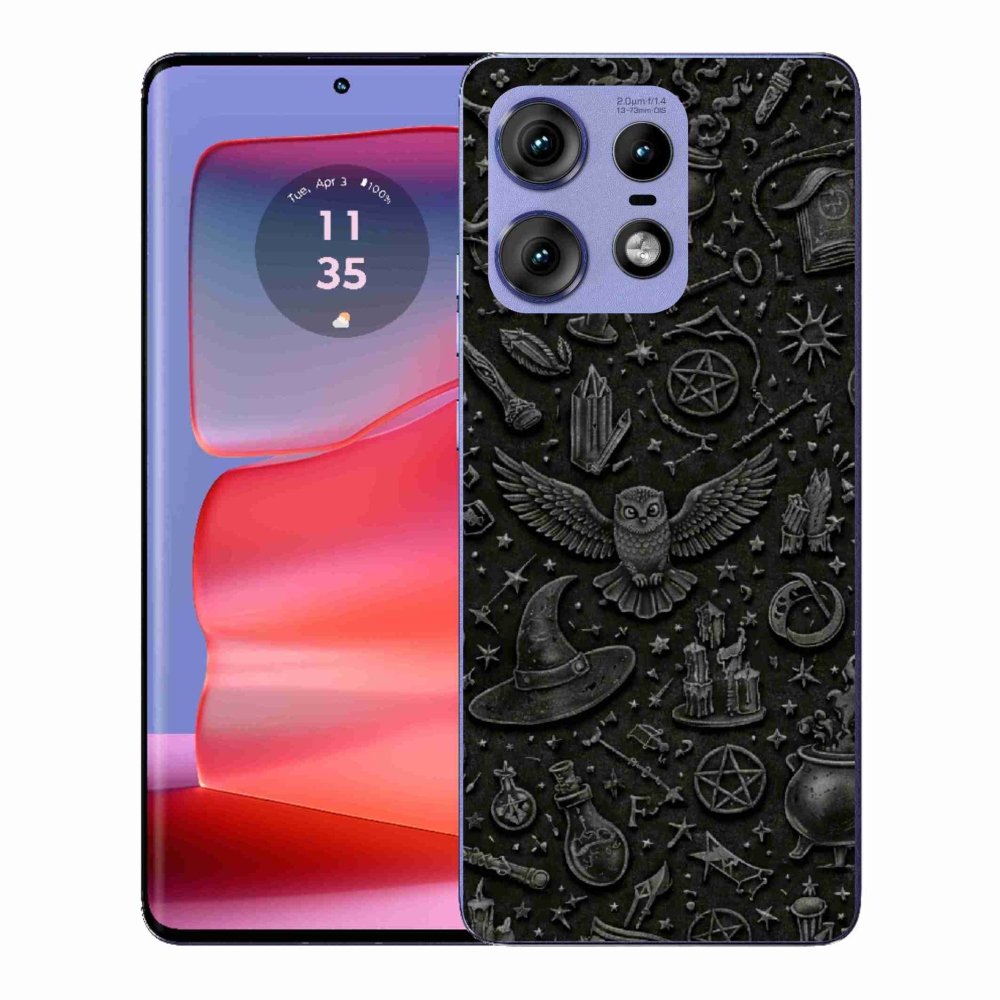 Gélový kryt mmCase na Motorola Edge 50 Pro - tmavý magický svet
