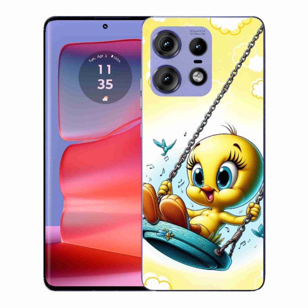 Gélový kryt mmCase na Motorola Edge 50 Pro - tweety