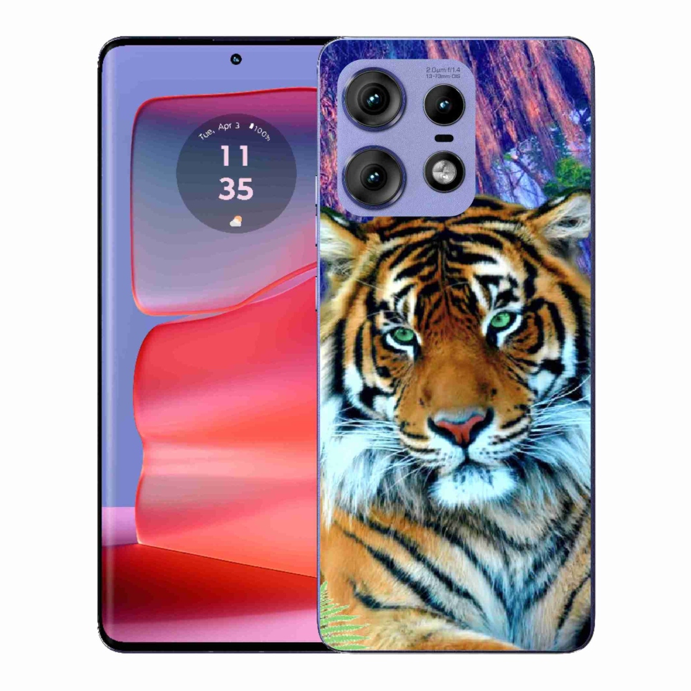 Gélový kryt mmCase na Motorola Edge 50 Pro - tiger