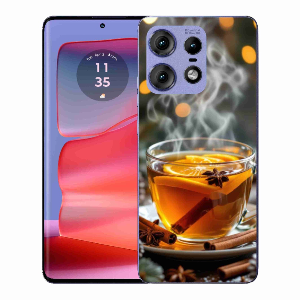 Gélový kryt mmCase na Motorola Edge 50 Pro - vianočný punč