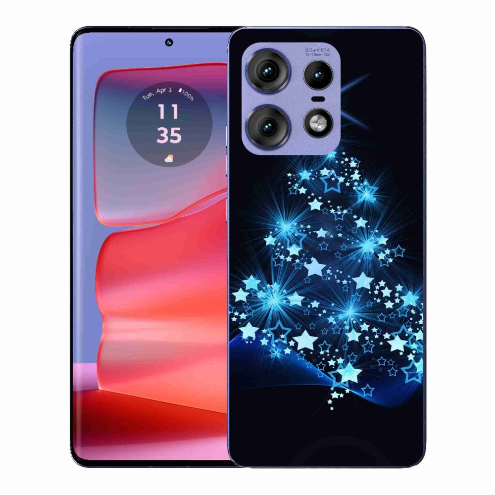 Gélový kryt mmCase na Motorola Edge 50 Pro - vianočný stromček