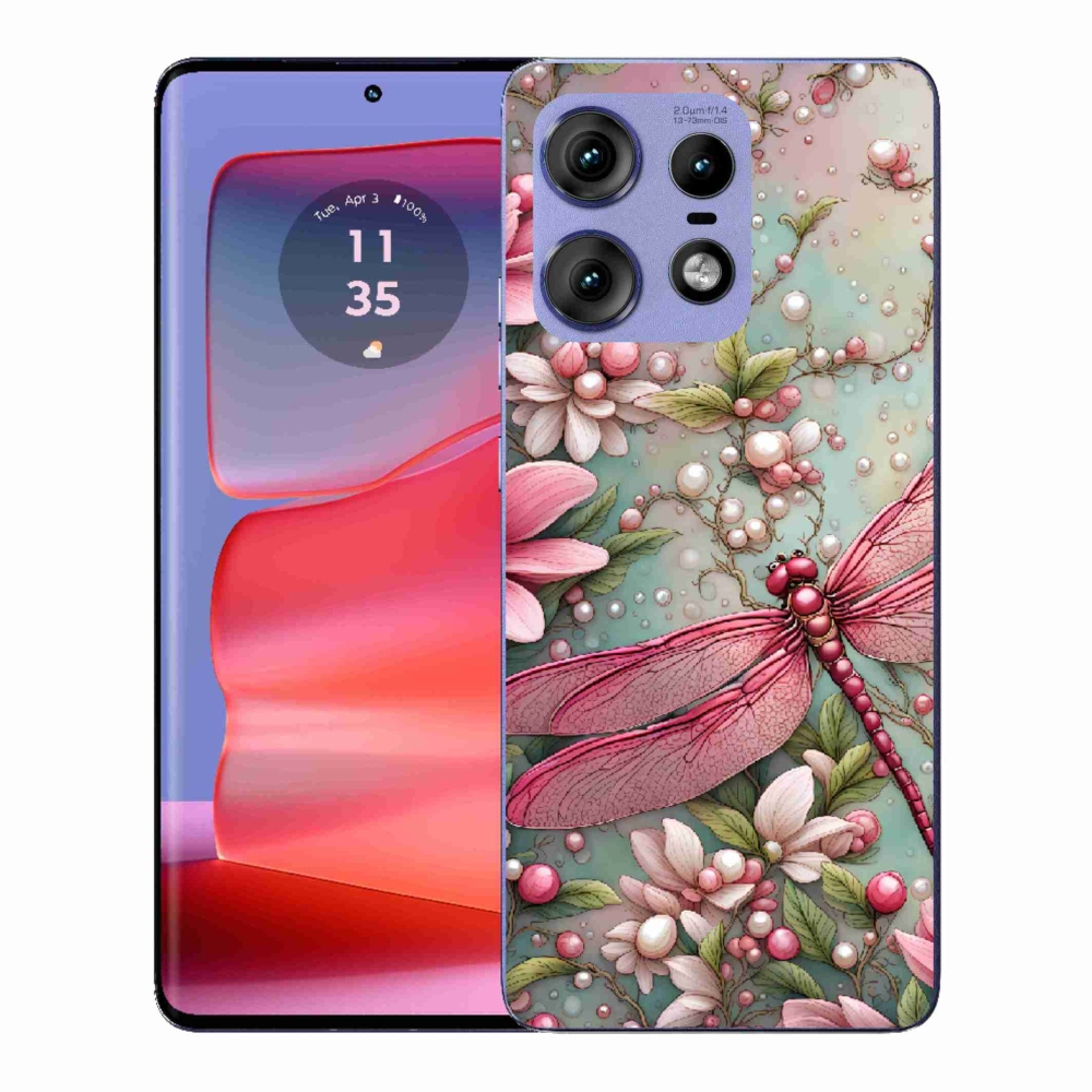Gélový kryt mmCase na Motorola Edge 50 Pro - vážka