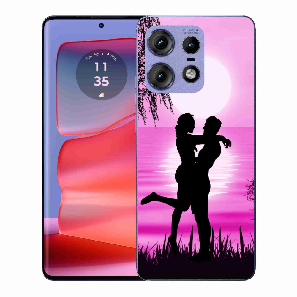 Gélový kryt mmCase na Motorola Edge 50 Pro - západ slnka