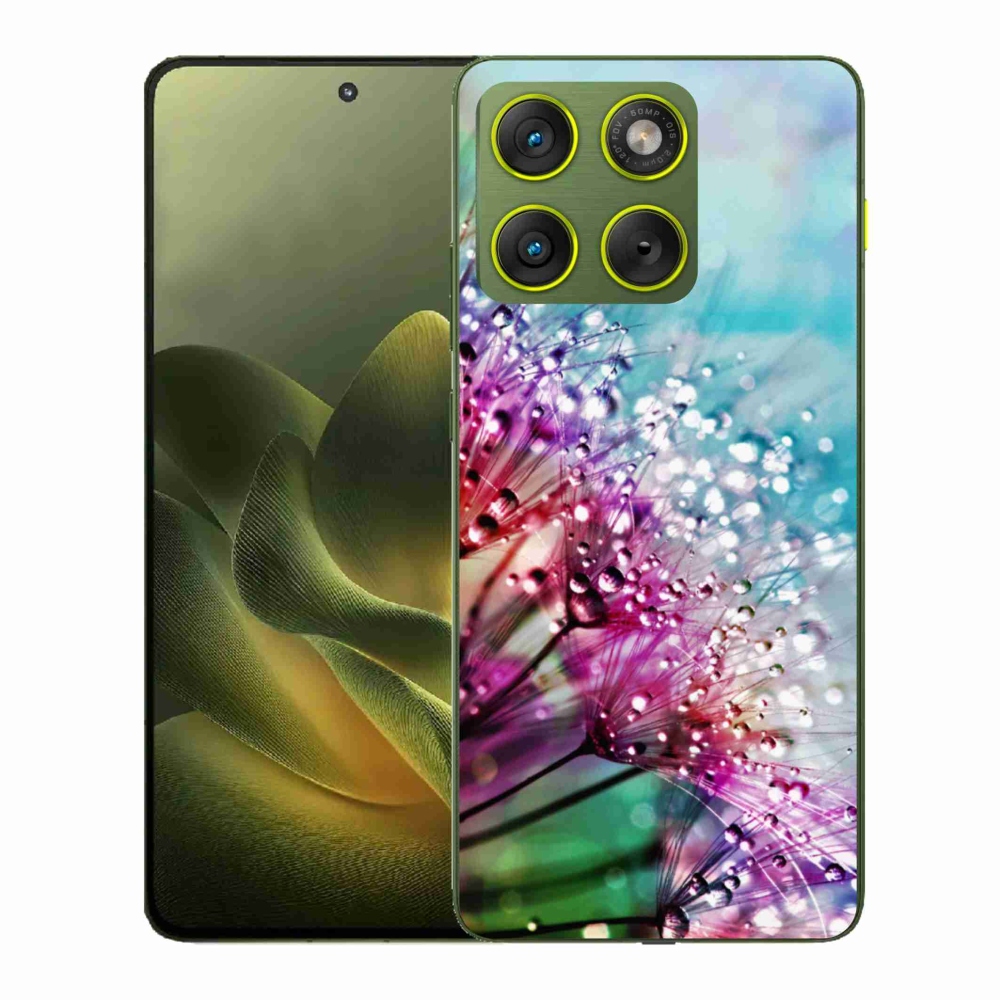 Gélový kryt mmCase na Motorola Edge 70 - farebné kvety