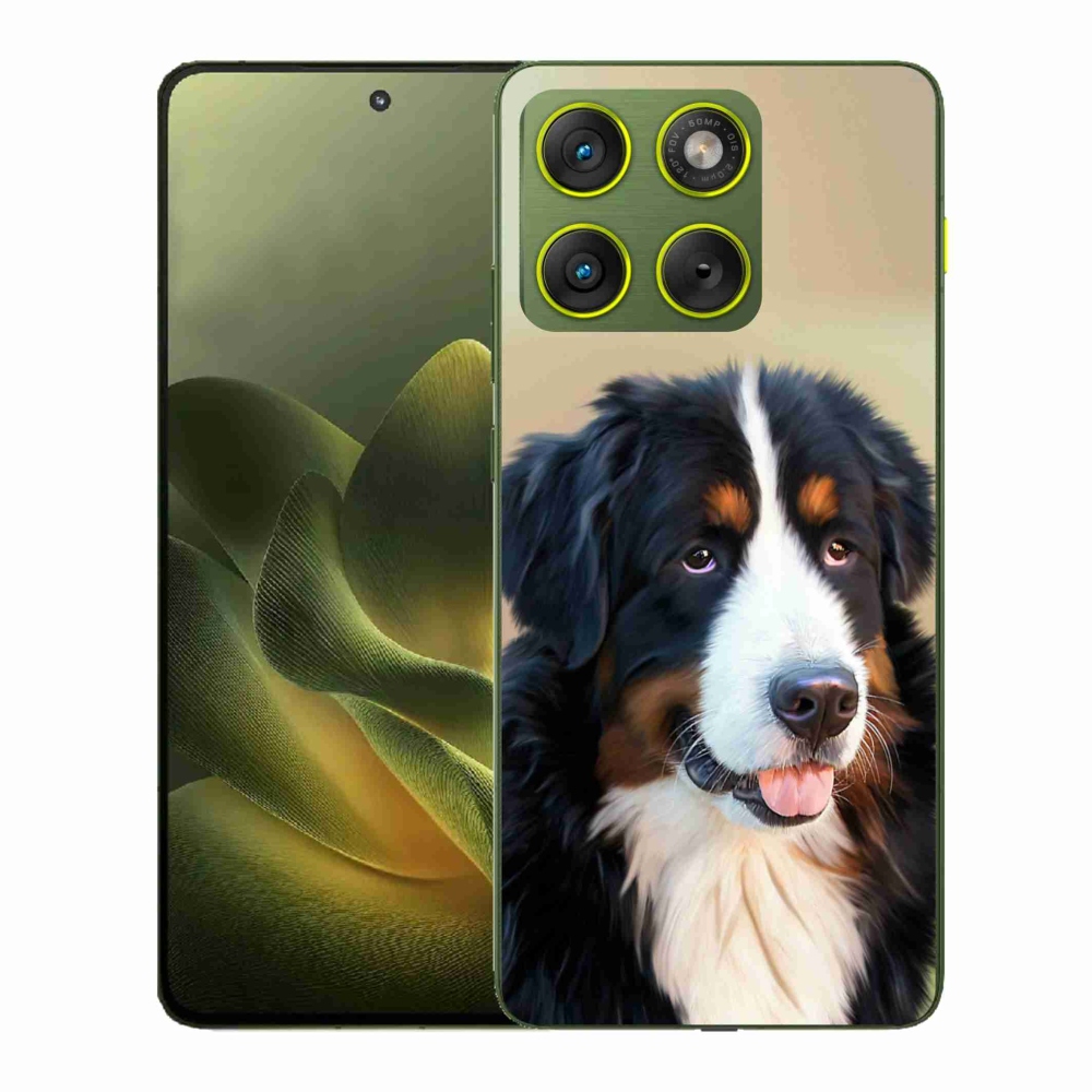 Gélový kryt mmCase na Motorola Edge 70 - bernský salašnícky pes