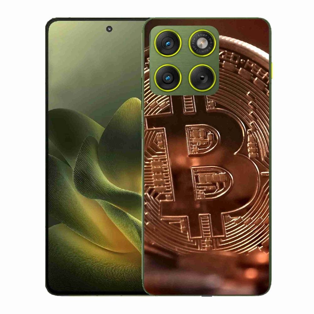 Gélový kryt mmCase na Motorola Edge 70 - bitcoin