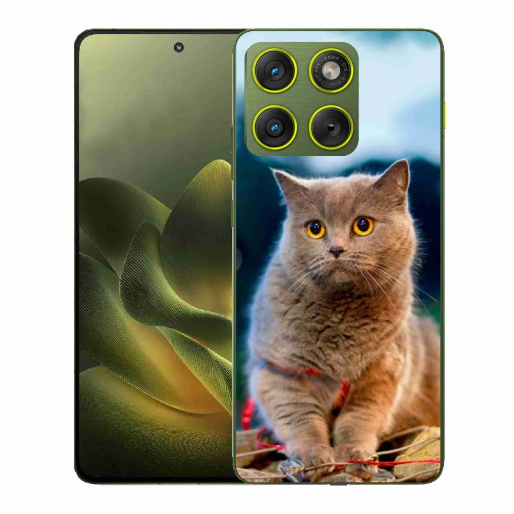 Gélový kryt mmCase na Motorola Edge 70 - britská modrá 2