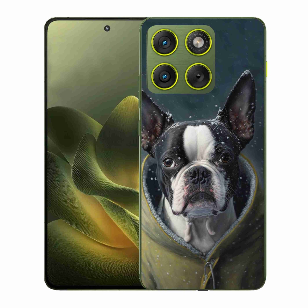 Gélový kryt mmCase na Motorola Edge 70 - buldoček