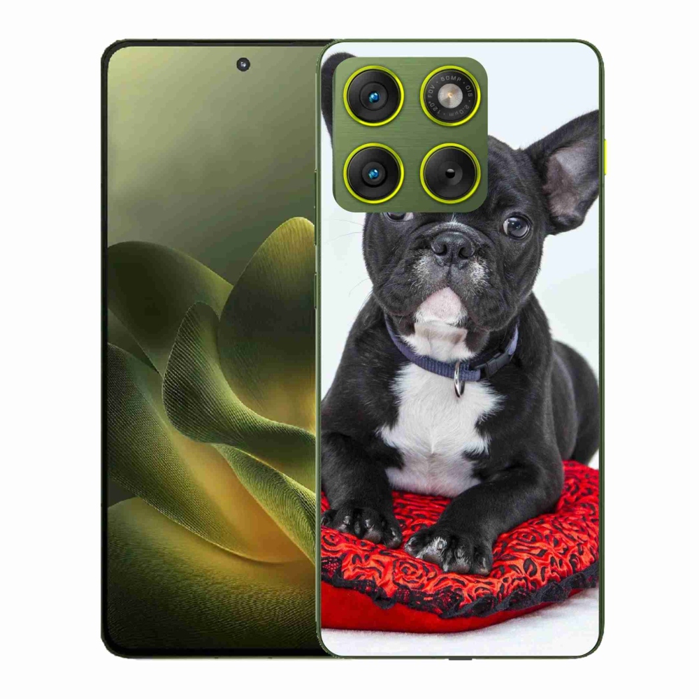 Gélový kryt mmCase na Motorola Edge 70 - buldog