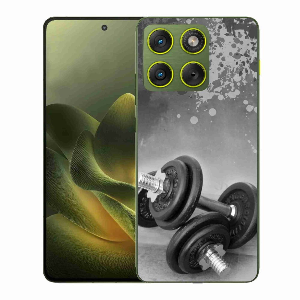 Gélový kryt mmCase na Motorola Edge 70 - činky 1
