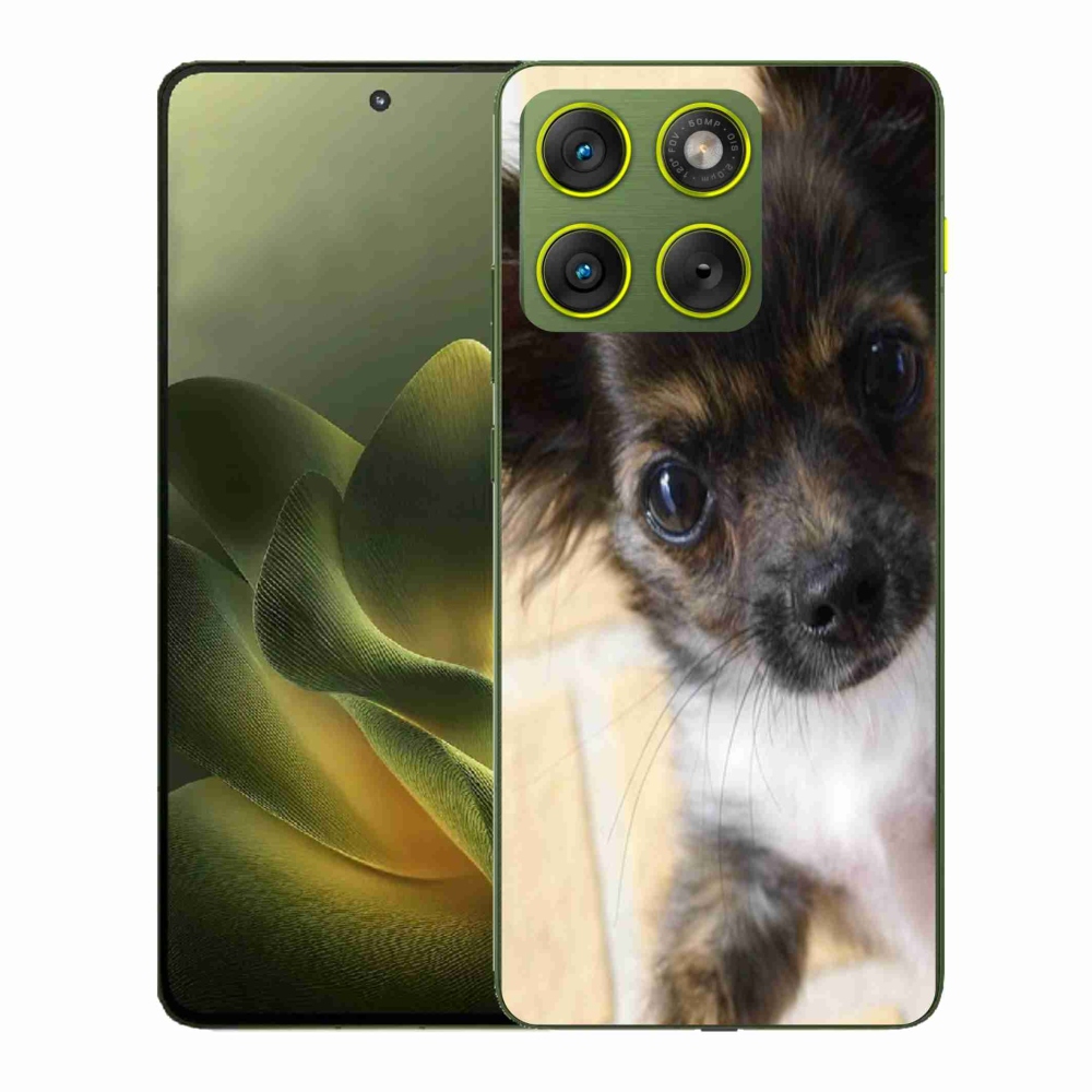 Gélový kryt mmCase na Motorola Edge 70 - čivava 2