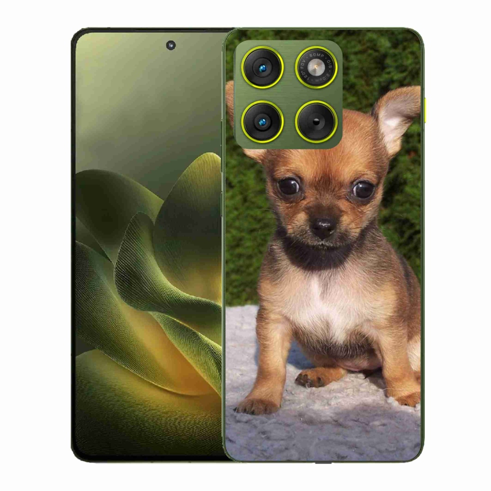 Gélový kryt mmCase na Motorola Edge 70 - čivava 3